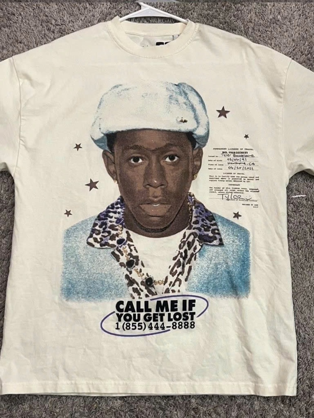 Tyler The Creator Graphic Tee - Call Me If You Get Lost Album Shirt